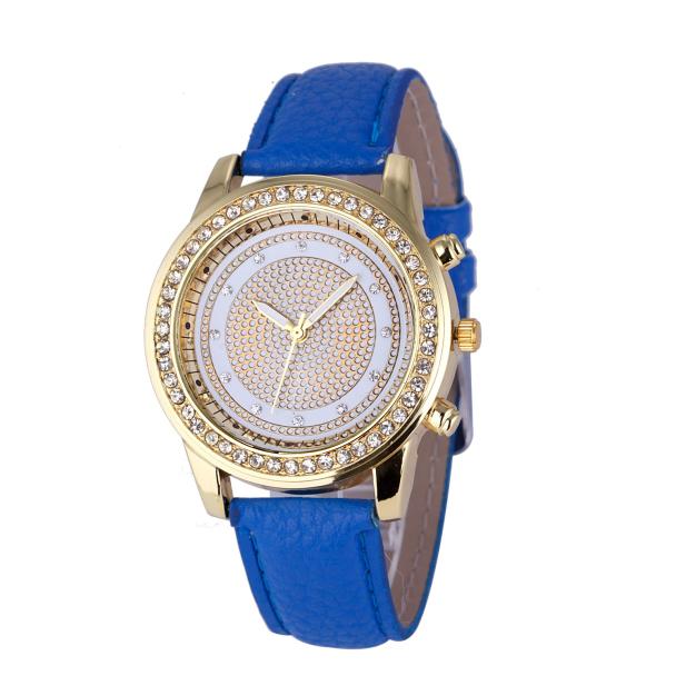 Nuevo brazalete de reloj para mujer, relojes de Ginebra de cristal para mujer, relojes de pulsera de cuarzo de acero inoxidable a la moda