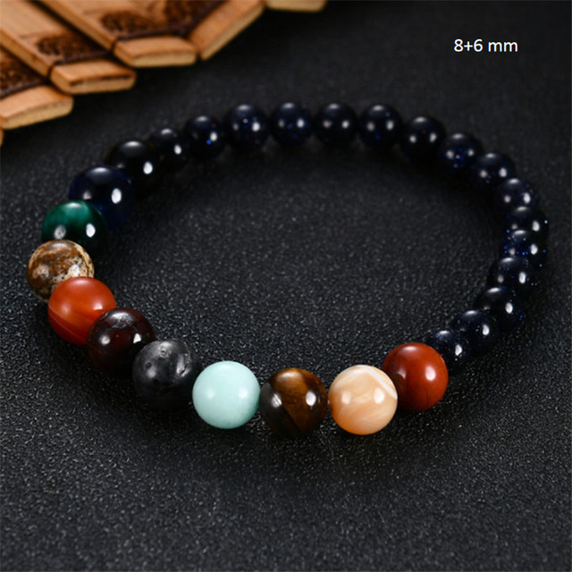 Pulsera de planetas del sistema solar para hombre