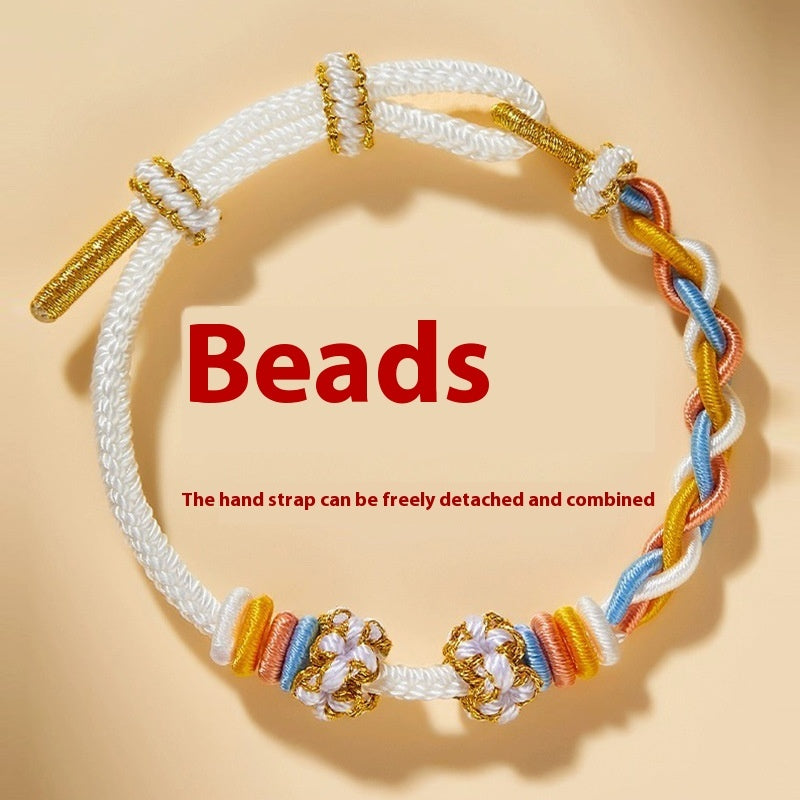 Diy Carrying Strap Semi-finished Bracelet Girls Wearable Lucky Beads