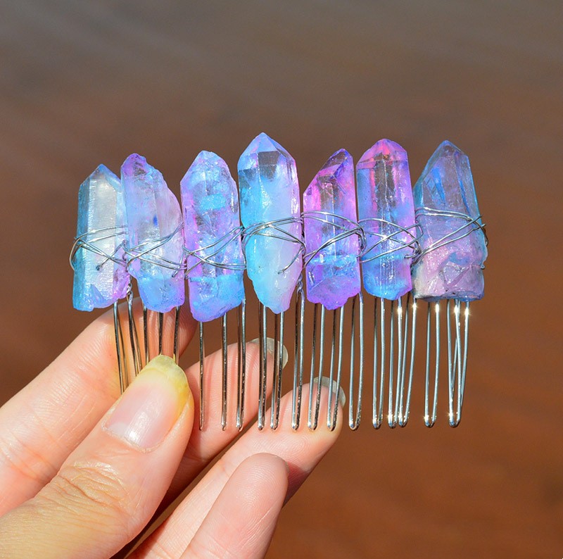 Peineta de Novia Artesanal con Cristales