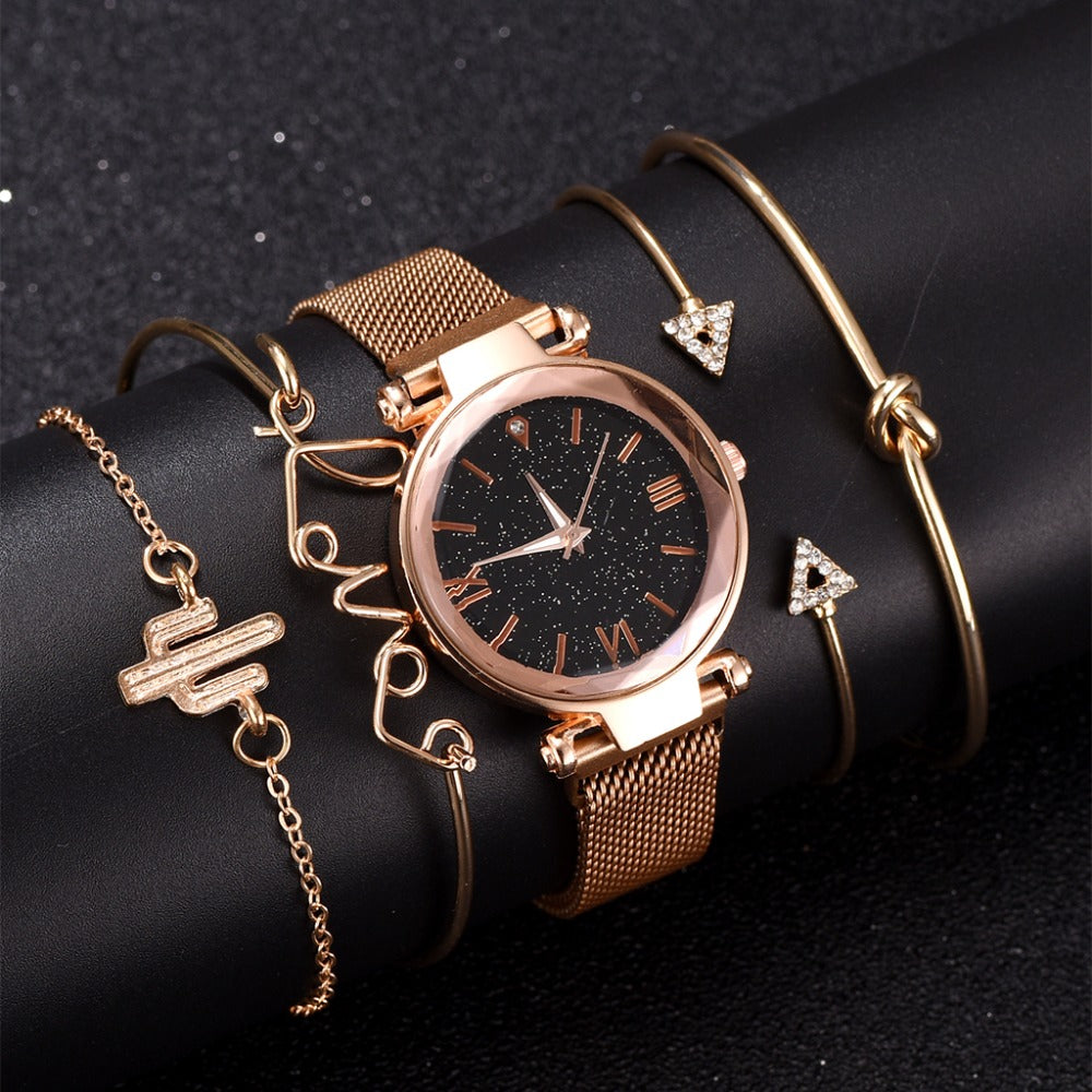Juego de reloj y pulsera
