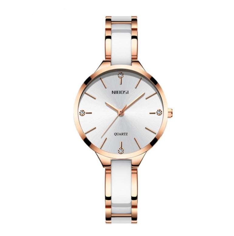 Reloj de cuarzo impermeable de cerámica
