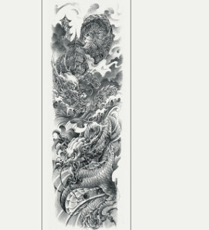 Pegatina de tatuaje impermeable para brazo completo