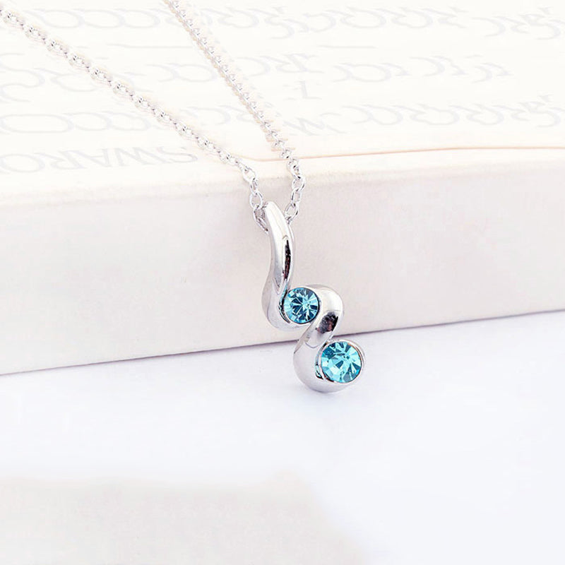Schmuckset Halskette und Ohrringe "Serpentinen-Oval"