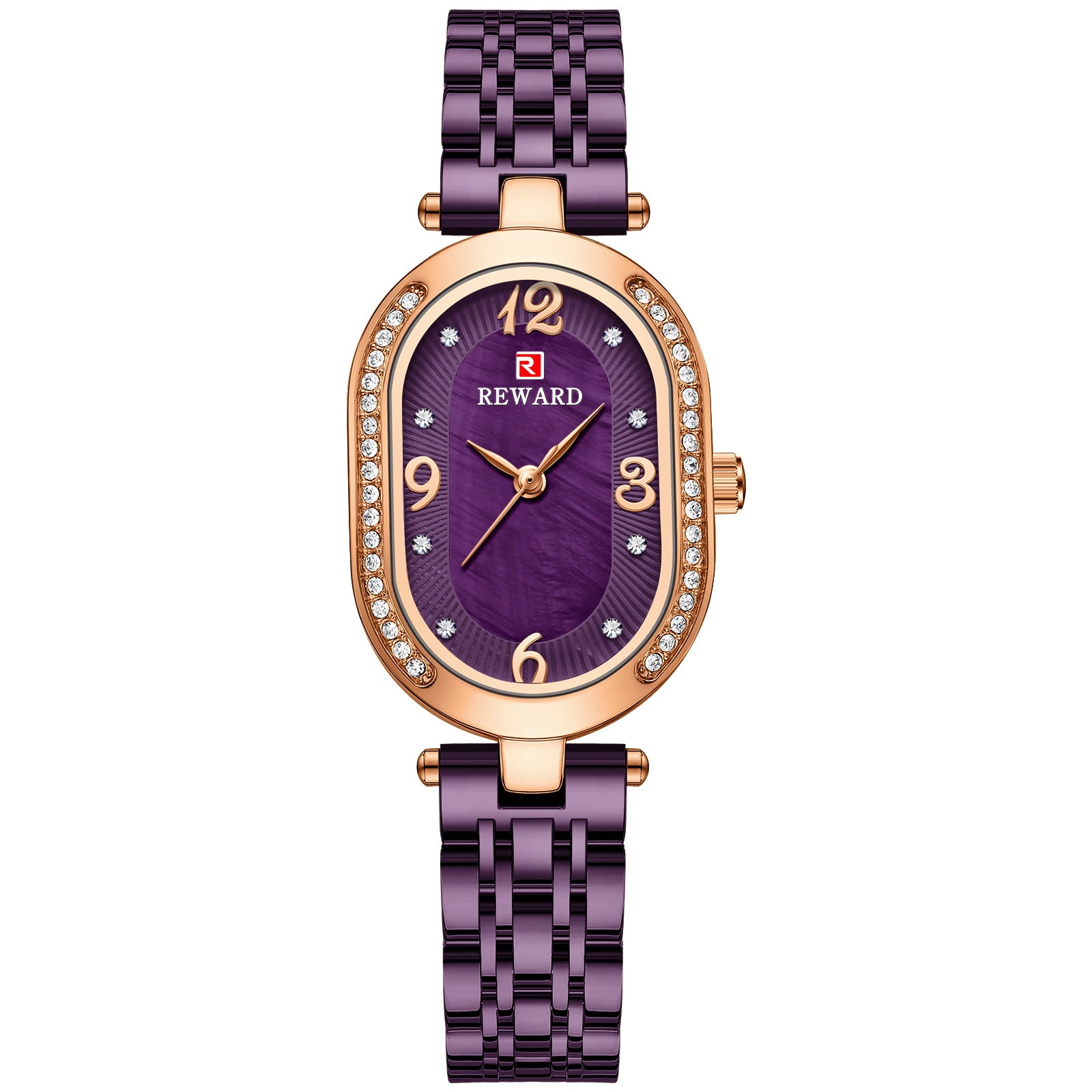Reloj de señora elegante con diamantes
