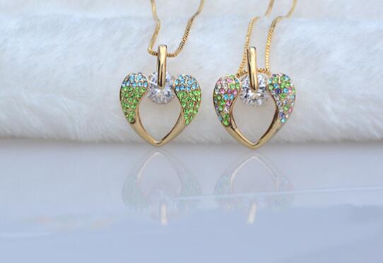 Kristallhalskette koreanischer kleiner Schmuck