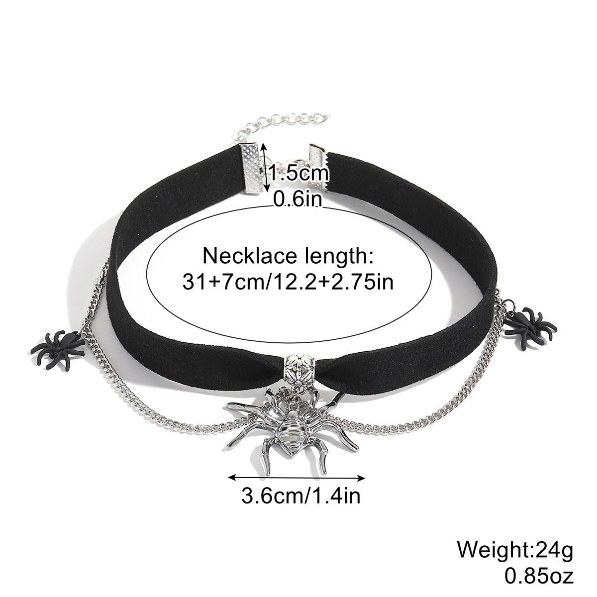 Persönlichkeit Punk Dunkel Gothic Halskette Schwarze Lederkette