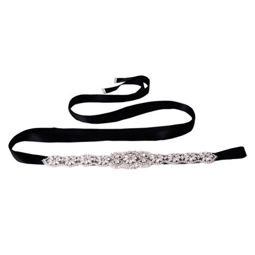 Braut-Hochzeitsgürtel mit Strass-Dekoration