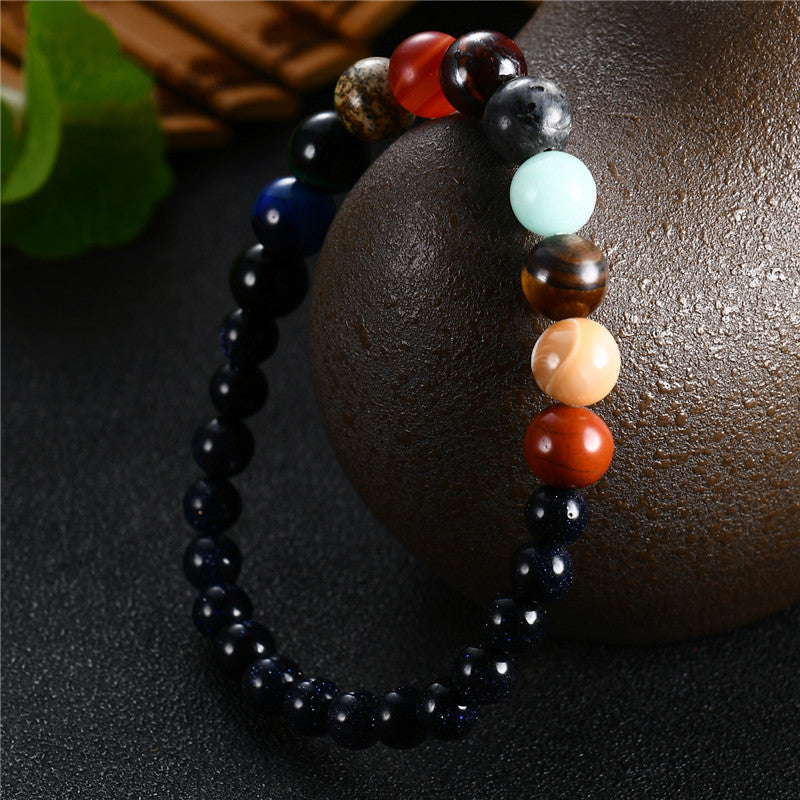 Pulsera de planetas del sistema solar para hombre