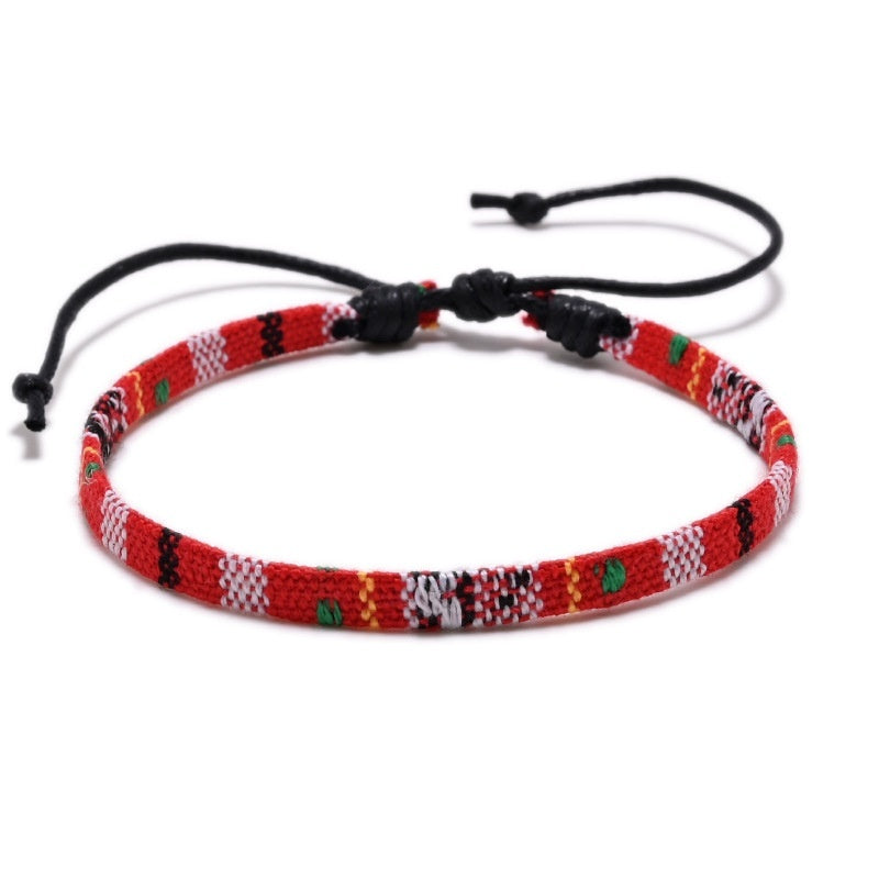 Rainbow Color Ethnic Style Bracelet Anklet Accessories
