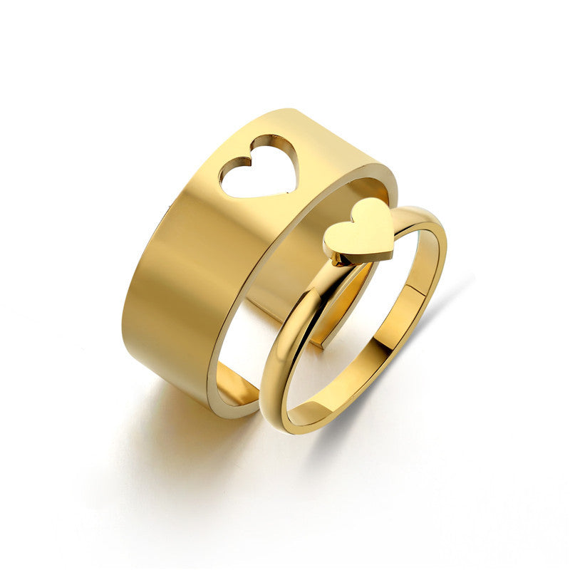 Anillo de Acero de Titanio Sencillo y Versátil