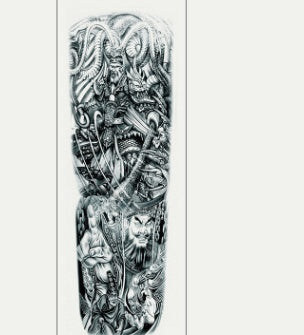 Pegatina de tatuaje impermeable para brazo completo