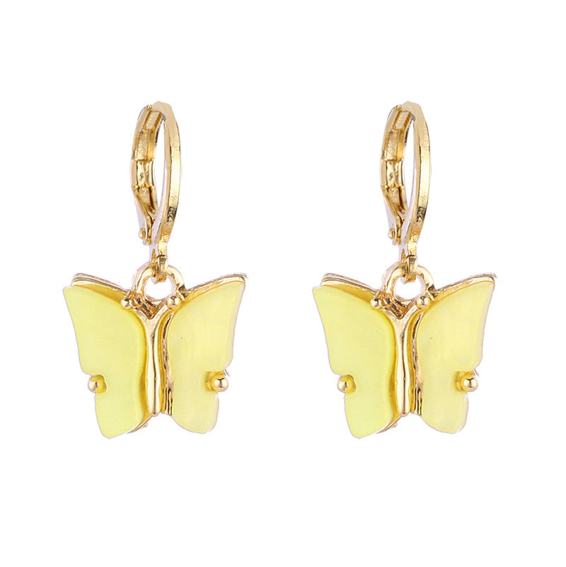 Pendientes de esmalte con forma de corazón, color rosa, joyas negras, regalo de boda