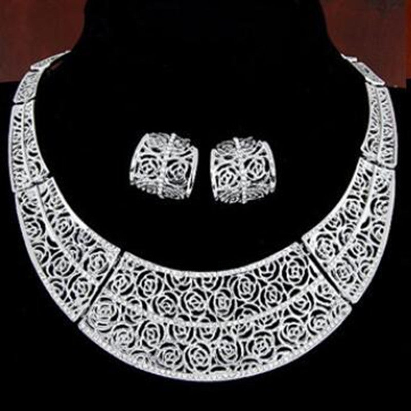 Vintage Diamant Gliederketten Schmuckset
