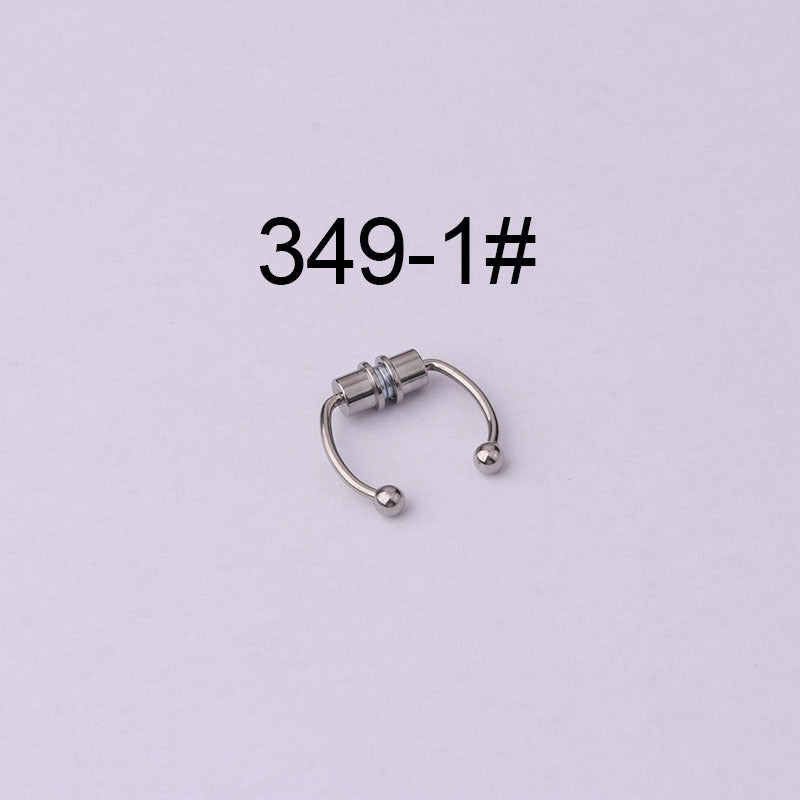 Anillo magnético de nariz de acero inoxidable sin perforación