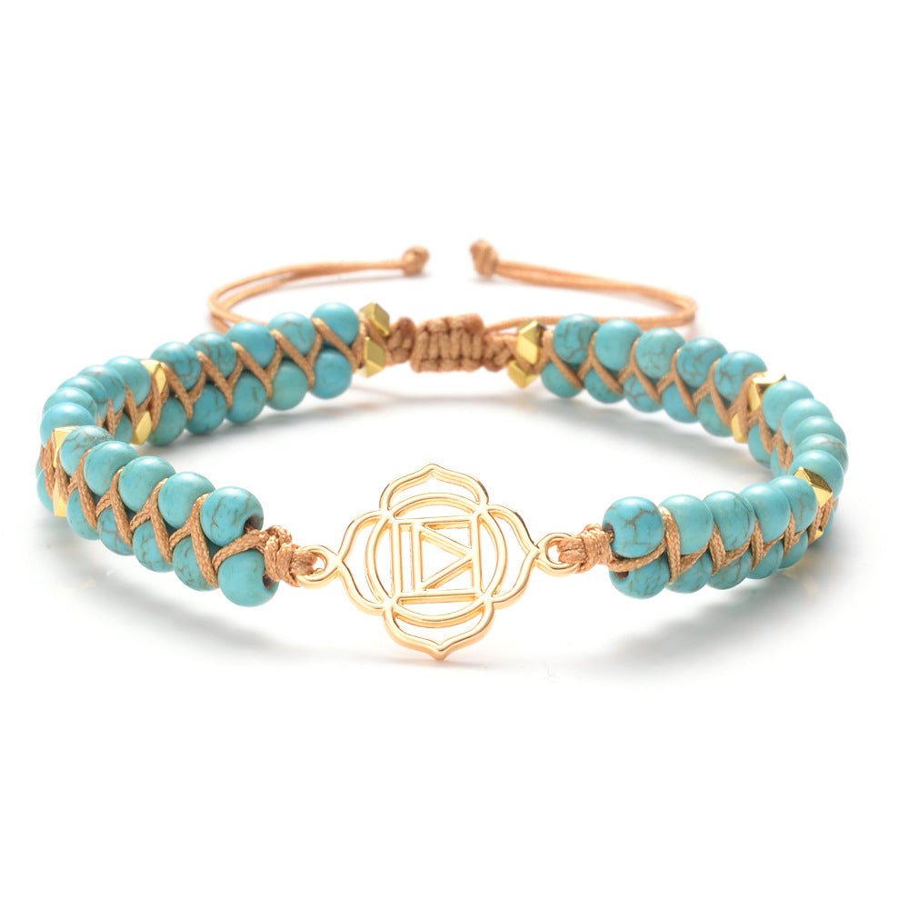 Pulsera de meditación espiritual de siete chakras