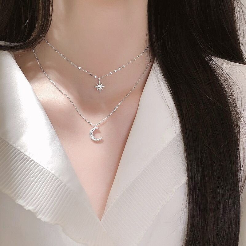 Doble collar Luna Astral
