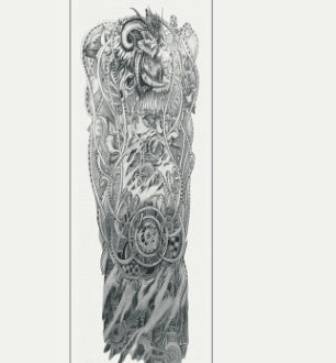 Pegatina de tatuaje impermeable para brazo completo