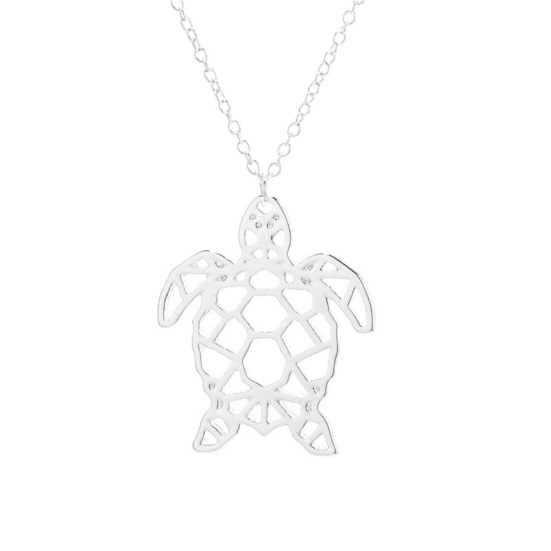 Popular Personality Jewelry Hollow Turtle Necklace