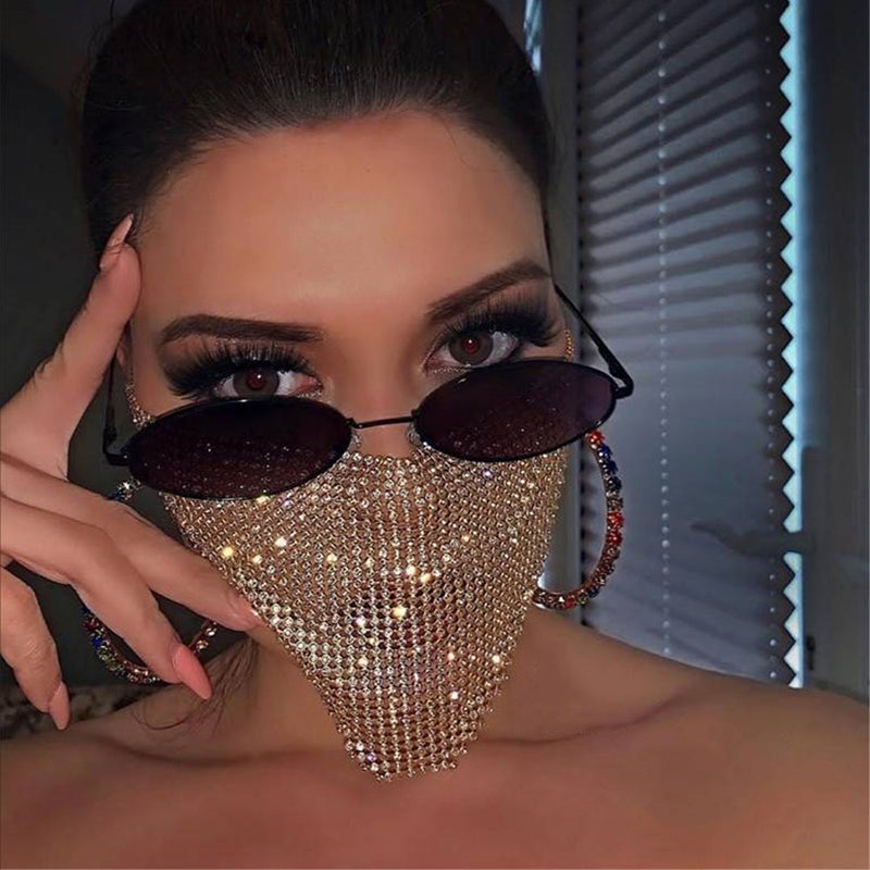 Explosive Metal  Jewelry Mask
