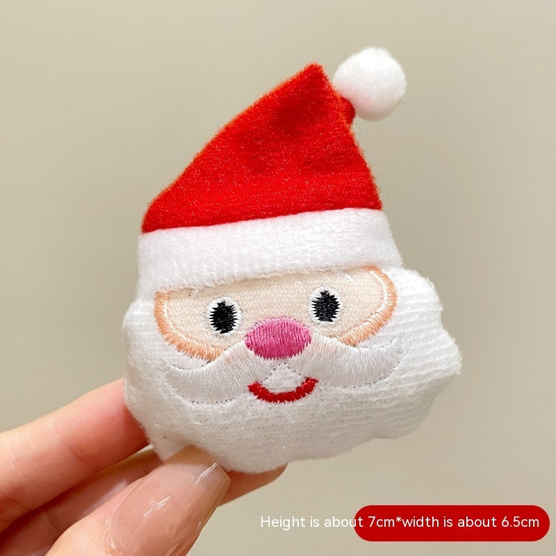 Cartoon Niedlicher Weihnachtsmann Brosche Weihnachts-Festival-Accessoires