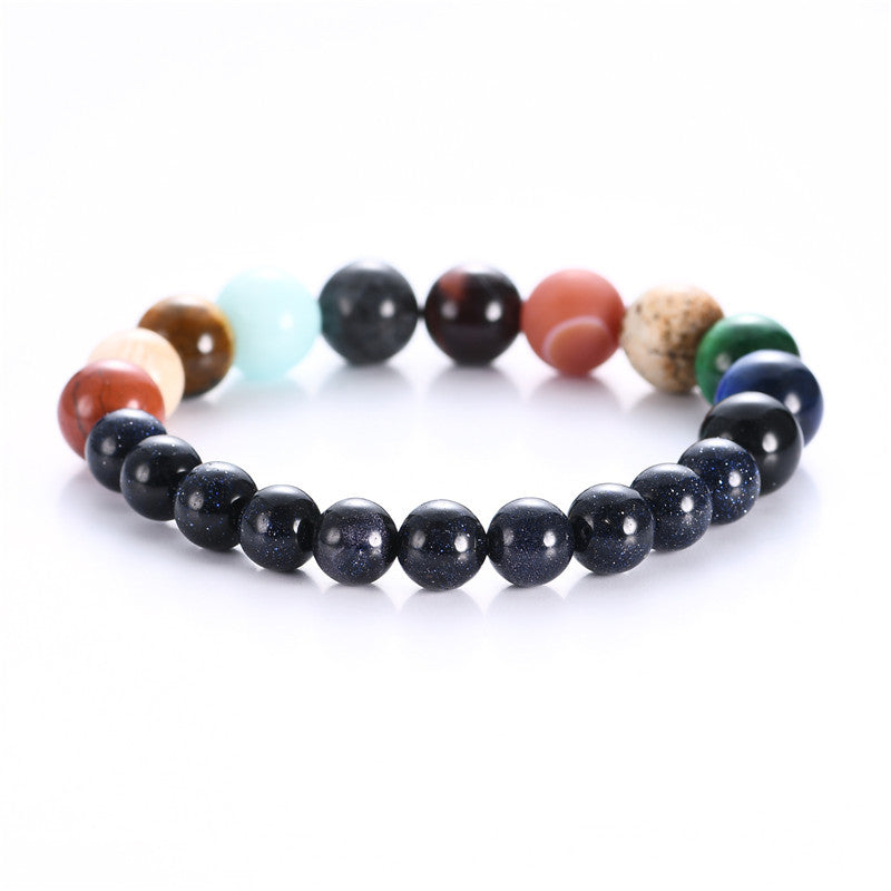 Pulsera de planetas del sistema solar para hombre