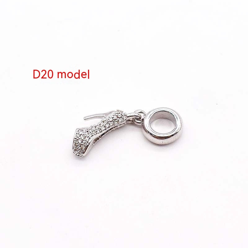 Copper Plating 14K Gold Large Hole Spacer Bead Can String Leather Rope Bracelet Pendant