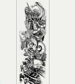 Pegatina de tatuaje impermeable para brazo completo