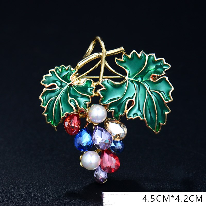 Broche de flor de loto, broche retro elegante