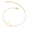 Edelstahlarmbänder Schlichtes Flugzeugdesign Anhänger Ketten Mode Charms Armband für Damen Schmuck Party Geschenke