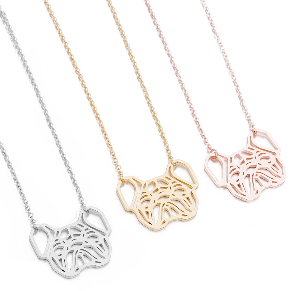 Necklace Pet Dog Pug Pendant Necklace