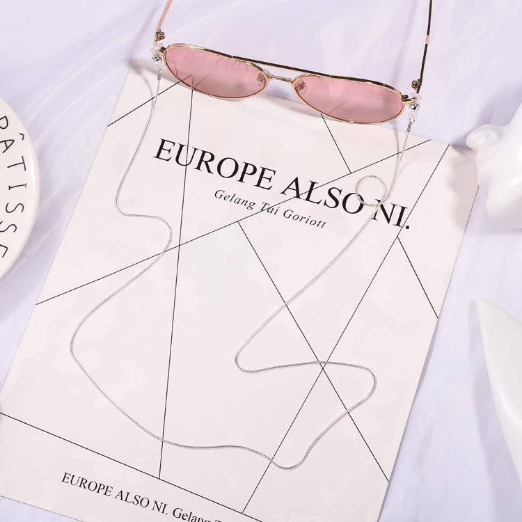 Cadena de Gafas de Acero de Titanio Para Hombres y Mujeres