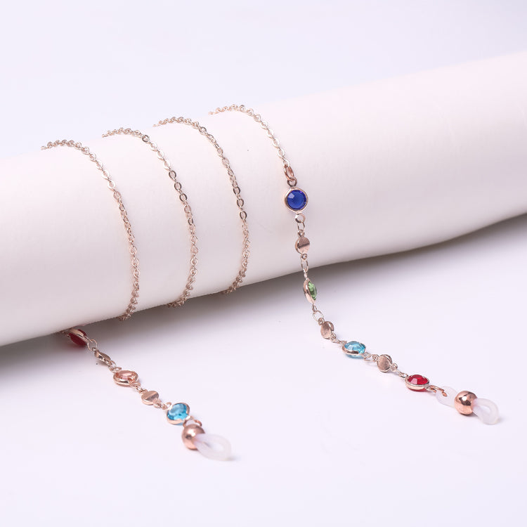 Cadena de Gafas de Acero de Titanio Para Hombres y Mujeres