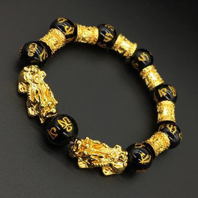 Armband Retro Sechs-Zeichen-Mantra Perlen Armband Armband