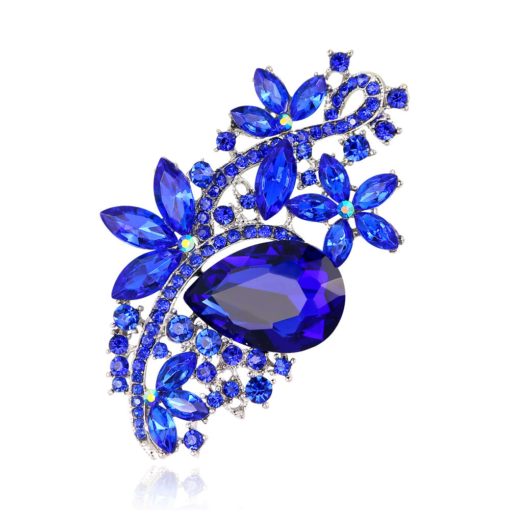 Rhinestone Brooch Acrylic Glass Brooch Pin Clothing Brooch