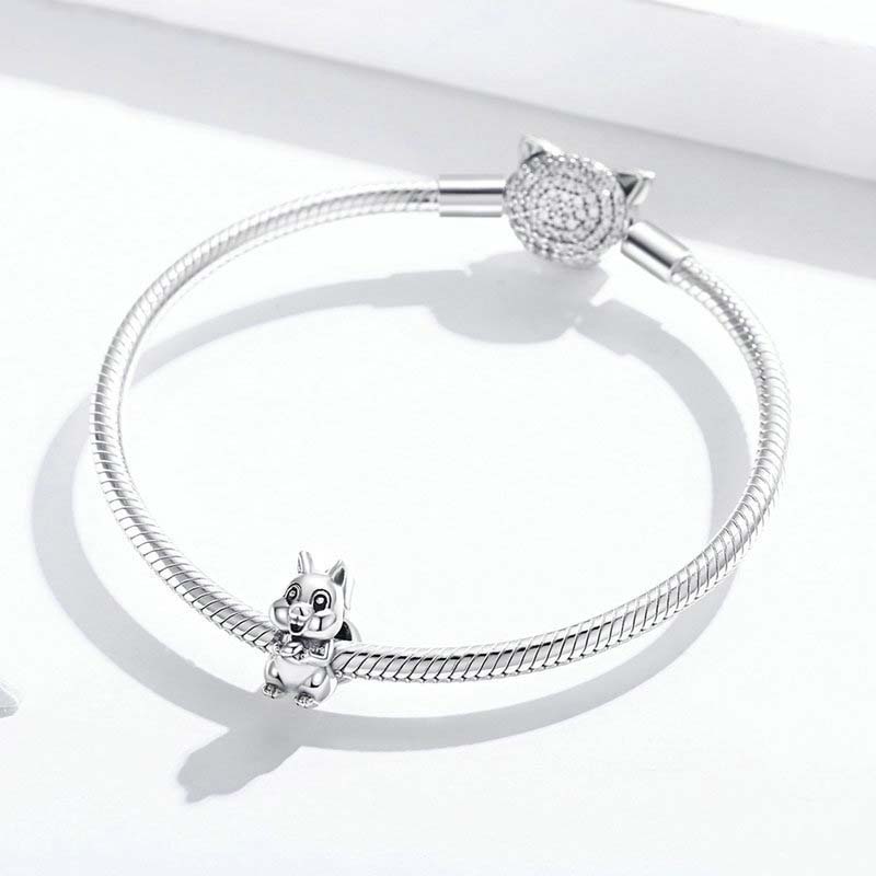 Niedliches Tier Eichhörnchen DIY-Armband Perlenarmband