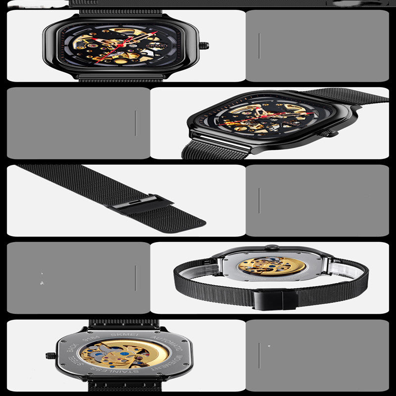 Hohle High-End Herren Automatische Mechanische Uhr