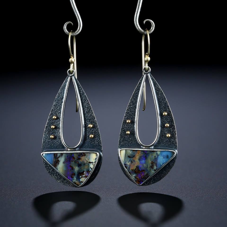 Aretes colgantes de resina elegantes vintage para mujer, aretes colgantes largos bohemios a la moda con forma de gota de agua hueca y triángulo, joyería Z5D396