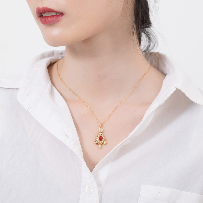 Halskette aus Sterlingsilber mit Perle