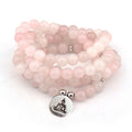 Pulsera de yoga de cristal de polvo de piedra natural