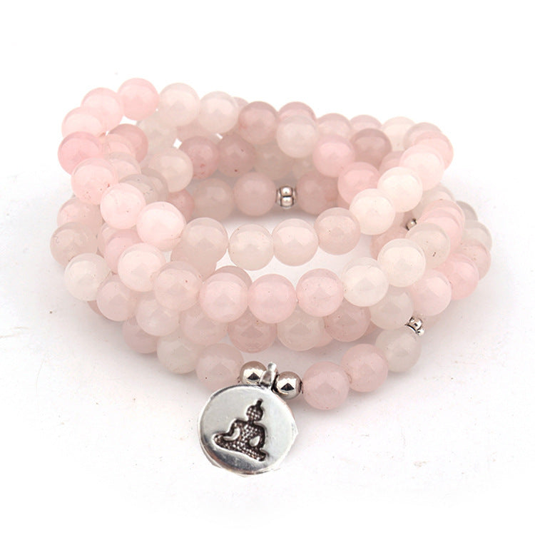 Naturstein-Pulverkristall-Yoga-Armband