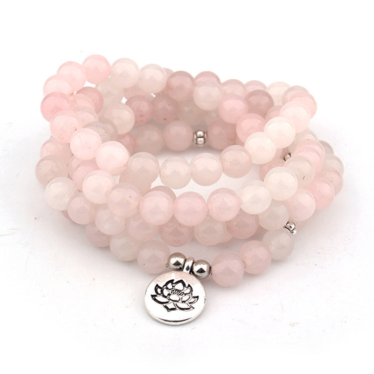 Naturstein-Pulverkristall-Yoga-Armband