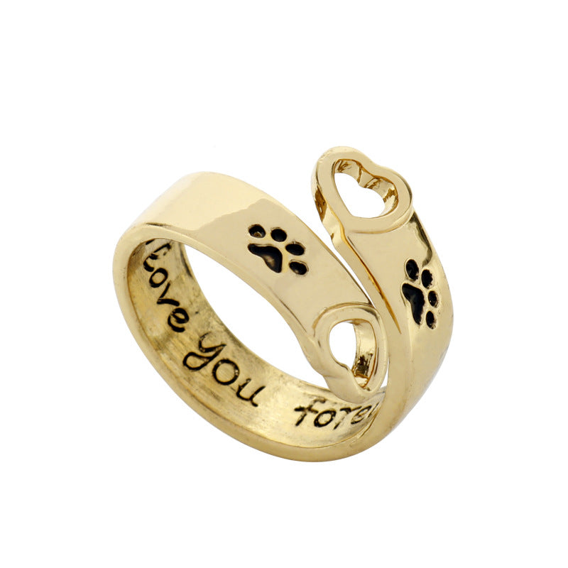 Hohler Hunde-Pfotenring