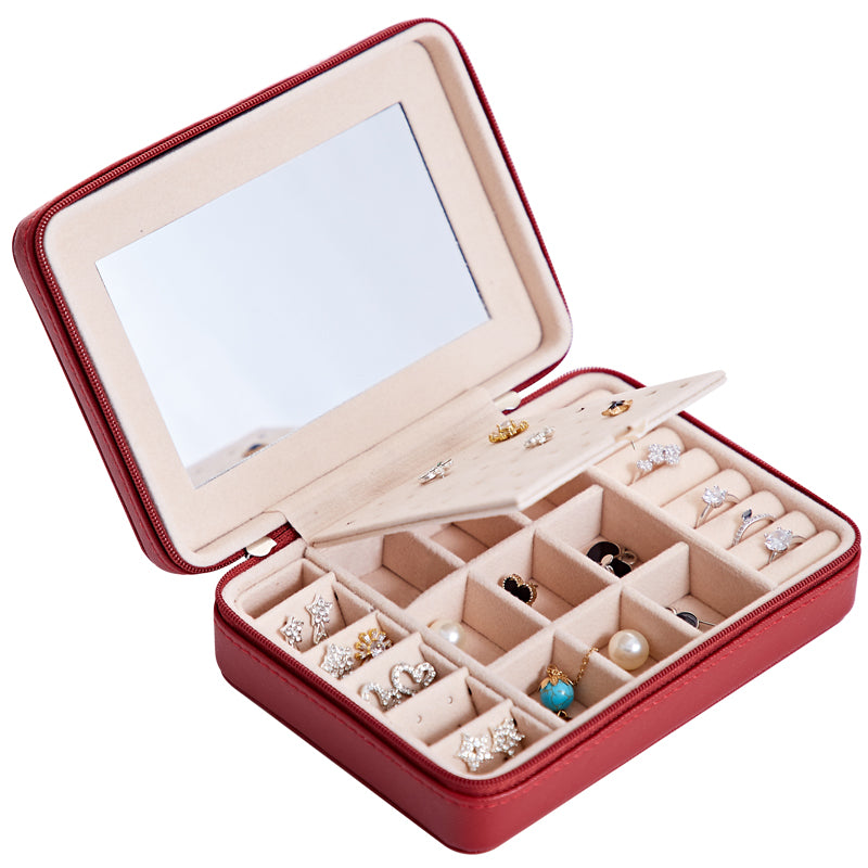 Multifunktionale Schmuckaufbewahrungsbox für Ohrstecker, Ohrringe, Ringe