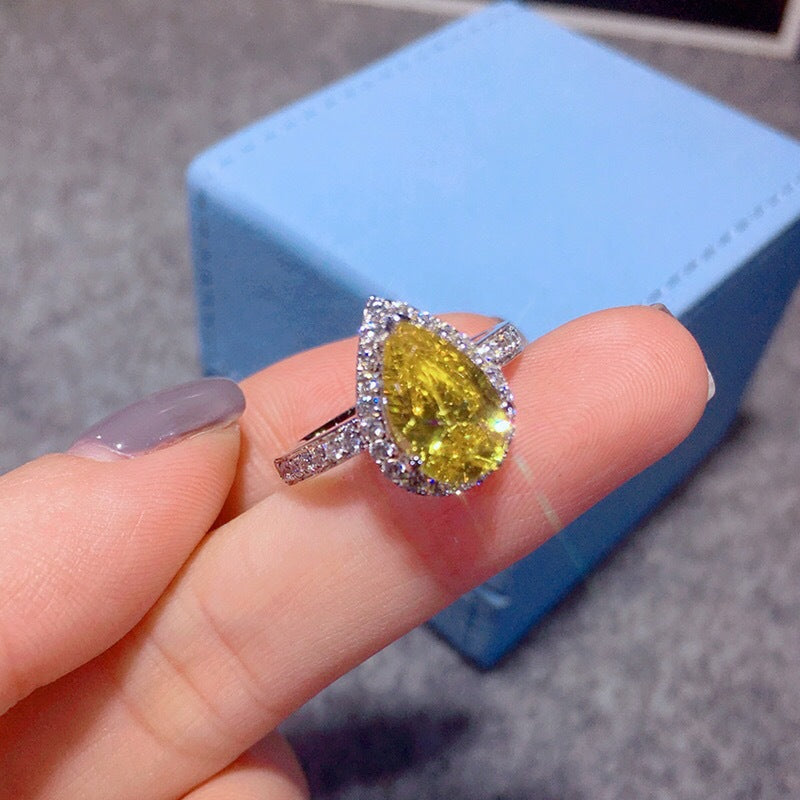 Diamantring Zirkonring