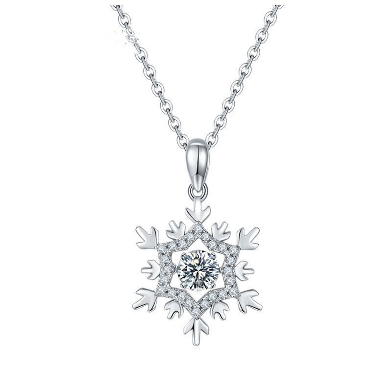 925 Sterling Silver Moissanite 50 Points Smart Necklace