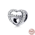 Herzförmiges DIY-Armband aus Perlen S925 Sterlingsilber lose Perlen