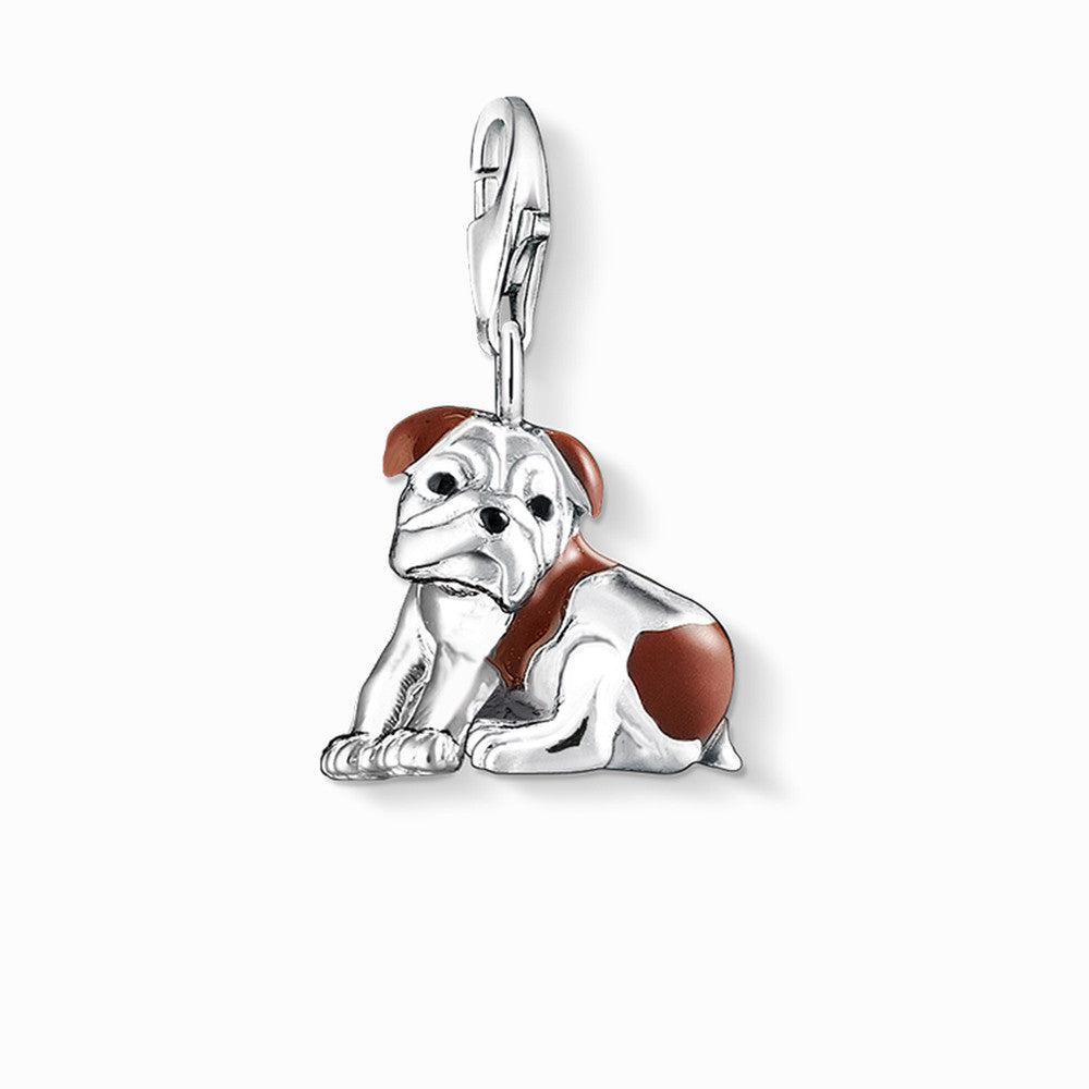 Bulldog-Charmanhänger aus 925er Sterlingsilber, Persönlichkeit