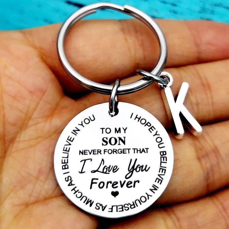 Llavero inspirador con 26 letras para regalo de graduación