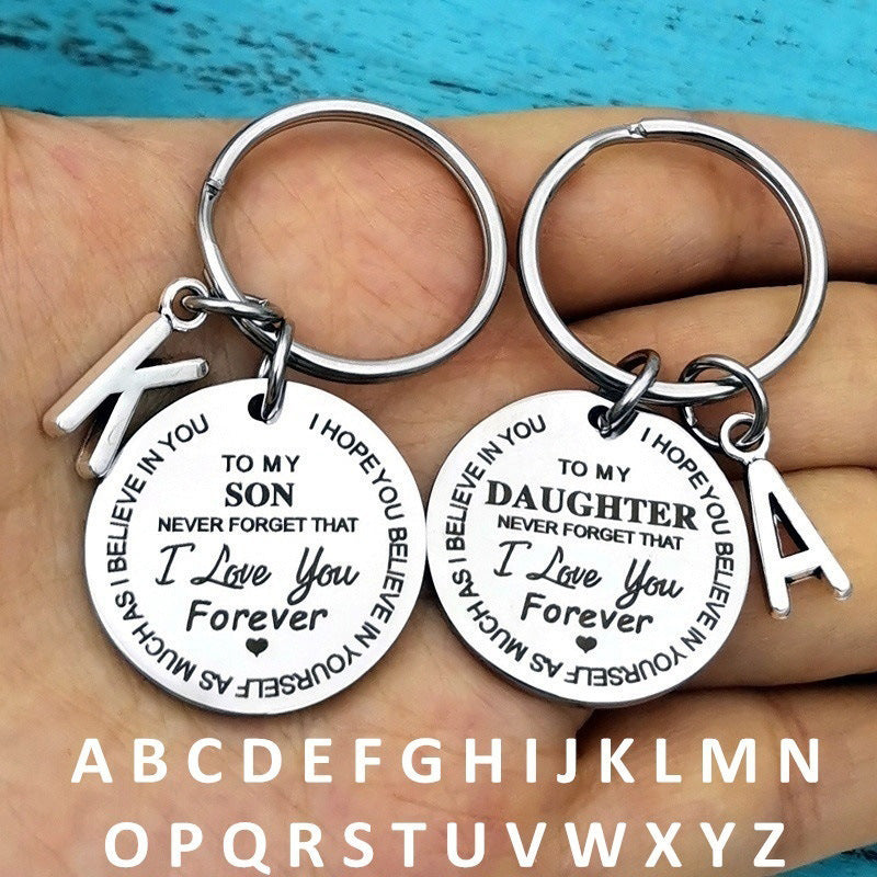 Llavero inspirador con 26 letras para regalo de graduación